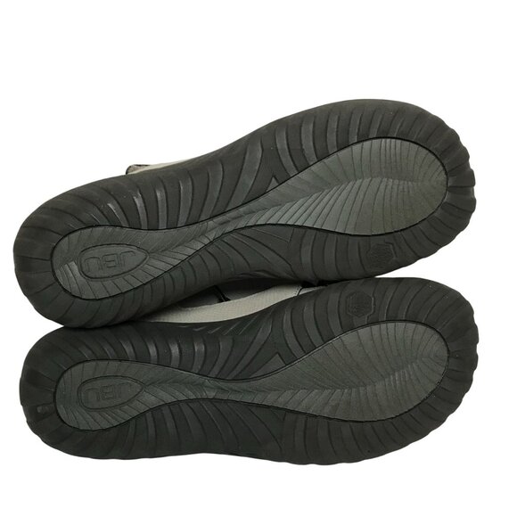 JBU By Jambu Womens Cynthia Vegan Sandals 7M Faux Leather Memory Foam Insole Gre - Picture 4 of 7
